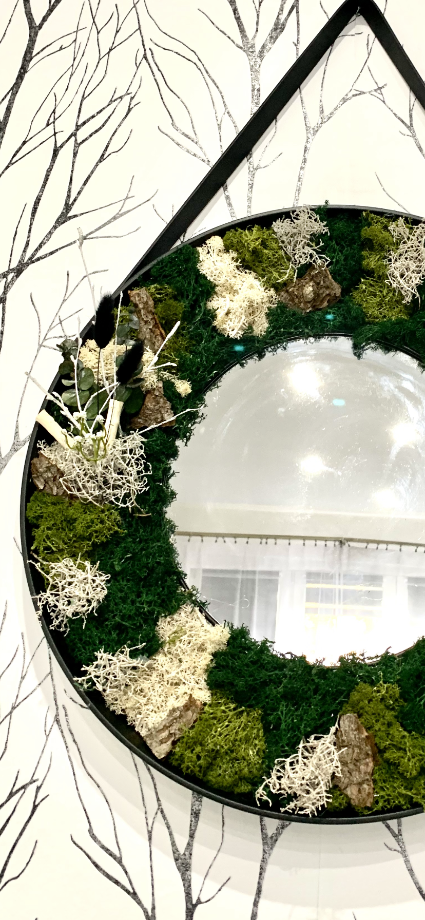 Machové zrkadlo okrúhle – Obrázok 2