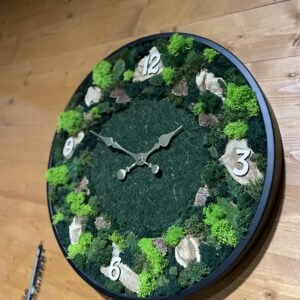 Machové hodiny Wood