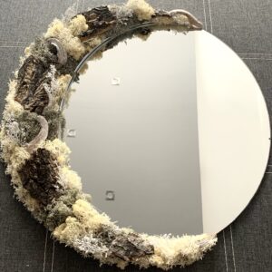 Machové zrkadlo Grey